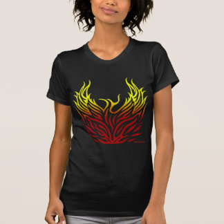 Den Phoenix resningen från flammar T-shirt
