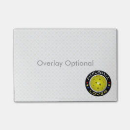 Den Pickleball älskare avbildar alternativ Post-it Block