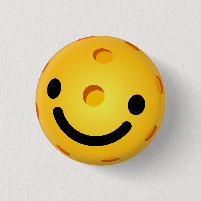 Den Pickleball kortkortet knäppas ansikte Knapp (Framsida)