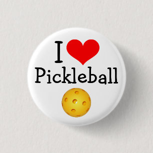 Den Pickleball kortkortet knäppas: Jag älskar Knapp
