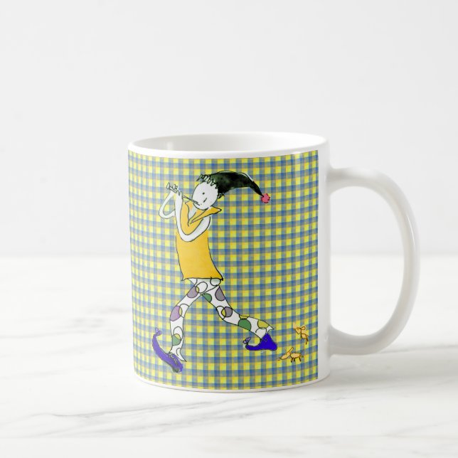 Den Pied pipblåsaren av Hamelin Kaffemugg (Höger)