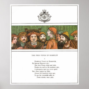 Den Pied pipblåsaren Poster