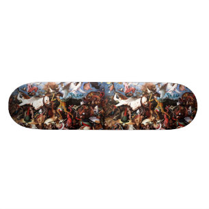 Den Pieter Bruegels "nedgången av den rebelliska Skateboard Bräda 20 Cm