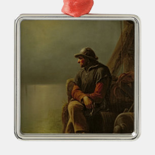 Den pilot- behållaklockan, 1851 julgransprydnad metall