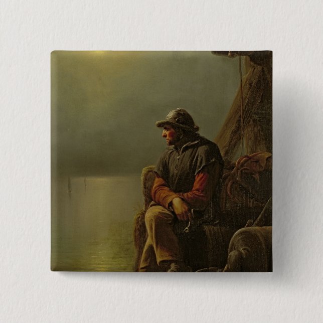 Den pilot- behållaklockan, 1851 knapp (Framsida)