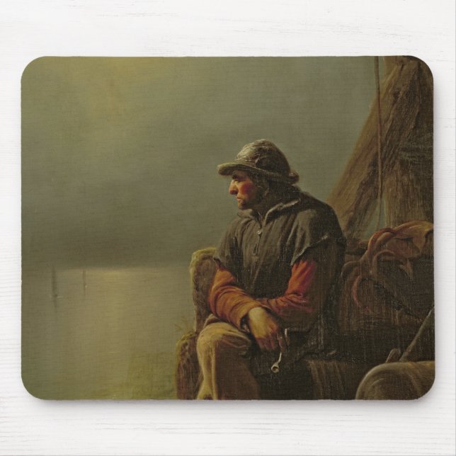 Den pilot- behållaklockan, 1851 musmatta (Framsidan)