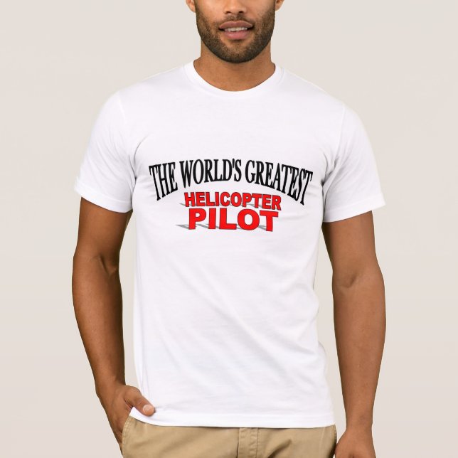 Den pilot- världsmästarehelikoptern tee (Framsida)