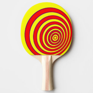 Den PingPong fladdermöss/paddlar - offset cirklar Pingisracket