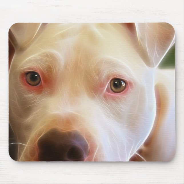 Den Pitbull valphunden synar konstfotografi Musmatta (Framsidan)