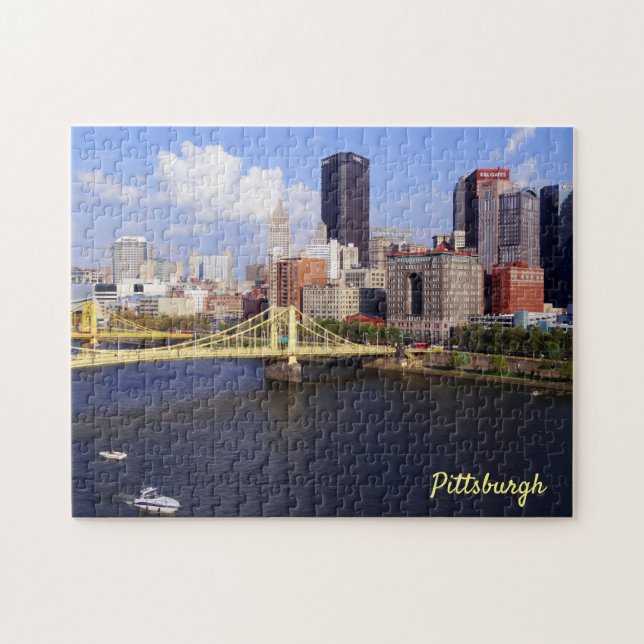 Den Pittsburgh horisontAllegheny floden Clemente Pussel (Horisontell)