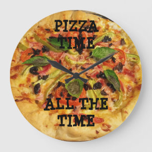 Den PizzaTime väggen tar tid på Stor Klocka