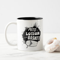 Den placerar lotionen i Basket.