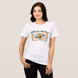 Den planetariska kafferasterna Retro rymddesign T Shirt