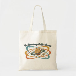 Den planetariska kafferasterns retro rymddesign tygkasse