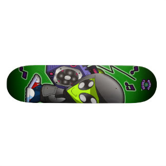 Den planetCazmo främlingen! Old School Skateboard Bräda 18 Cm