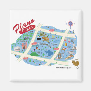 Den Plano Texas magneten Magnet