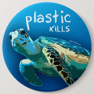 Den plast- dödahavsköldpaddan knäppas knapp