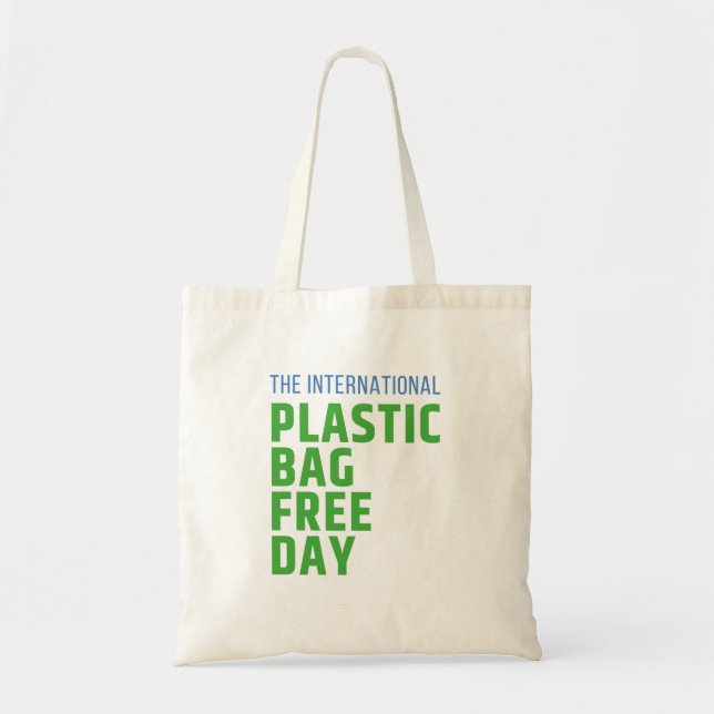 Den plastfria Internationell-dagen Tygkasse (Framsidan)