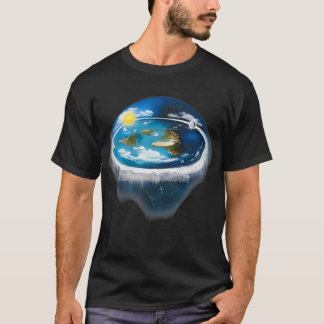 Den platta jorden 4 t shirt
