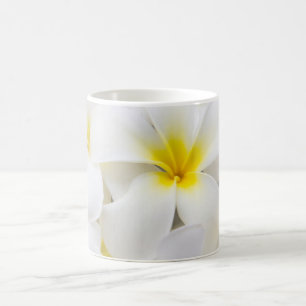 Den PlumeriaFrangipaniHawaii blomman blommar Kaffemugg