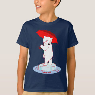 Den polara björnen behöver en T-tröja för T-shirt