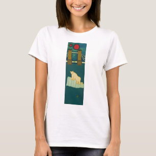 Den polara björnen och hans unge besöker London Tee Shirt
