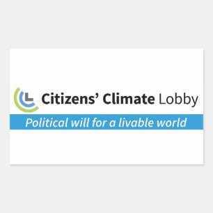 Den politiska viljan Sticker Rektangulärt Klistermärke