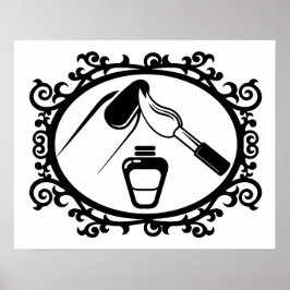 Den polska designens skönhet i Nagel Poster