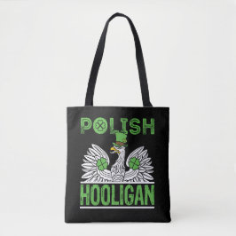 Den polska huliganen St. Patrick's Day Tygkasse