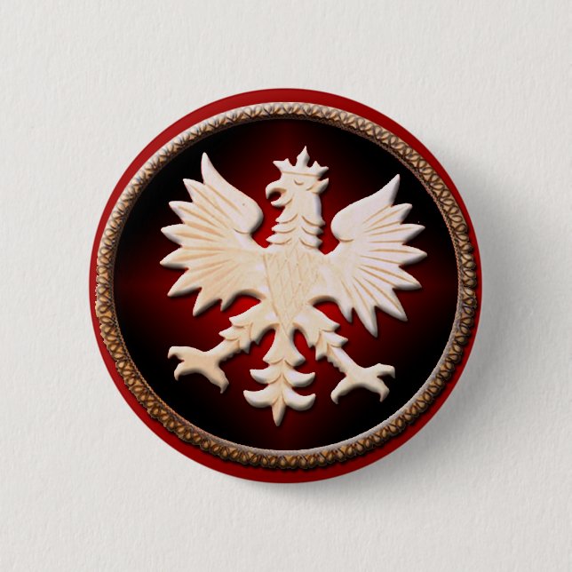 Den polska örnen knäppas knapp (Framsida)