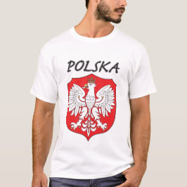 Den Polska vitörnen skyddar på T Shirt