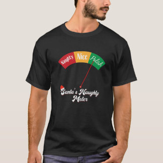 Den polske jultomtens Naughty Meter jul Polan T Shirt