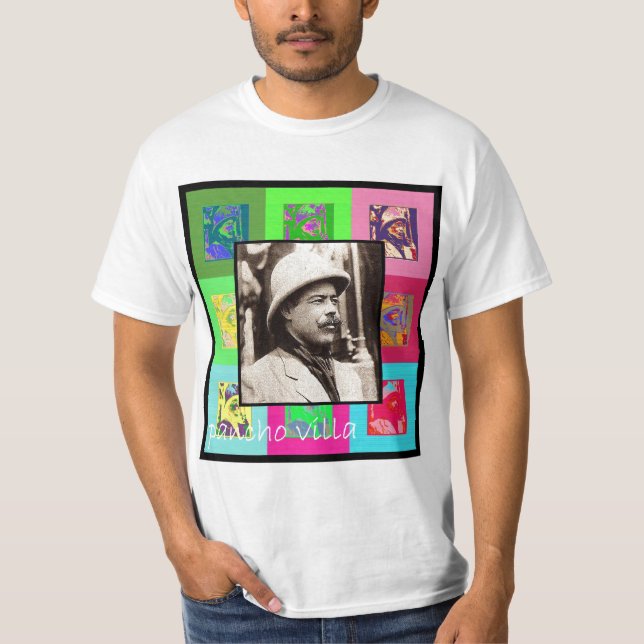 Den popkonstPancho villan T Shirt (Framsida)
