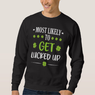 Den populära familjen St Patricks Matching Group M Lång Ärmad Tröja