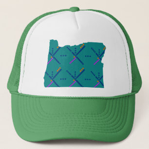 Den Portland Oregon PDX flygplatsen mattar Keps