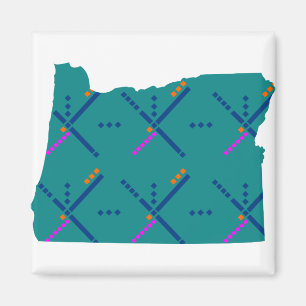 Den Portland Oregon PDX flygplatsen mattar Magnet