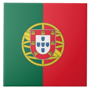 Den Portugal flagga belägger med tegel Kakelplatta