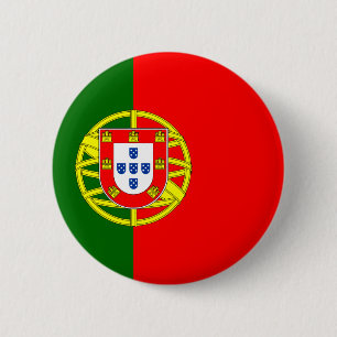 Den Portugal flagga knäppas Knapp