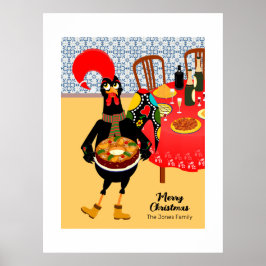 Den portugisiska kummeln Tupp kärlek Kung Poster