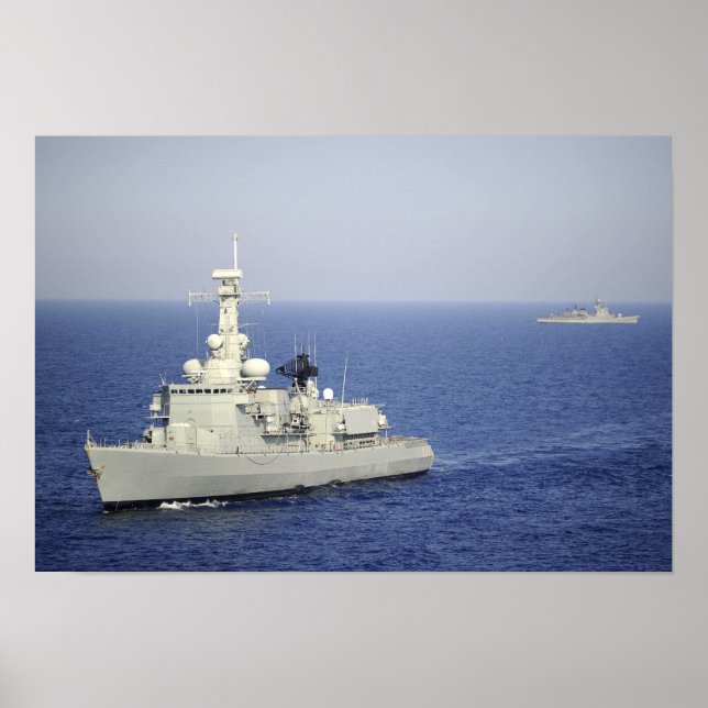 Den portugisiska marinfregaten NRP Bartolomeu Dias Poster (Framsidan)