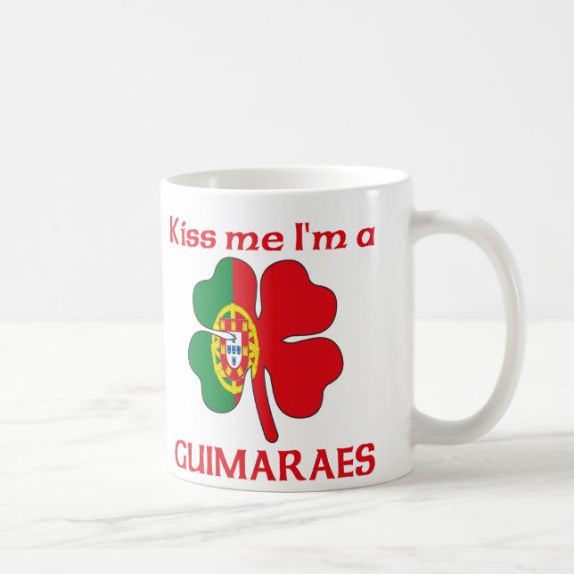 Den portugisiska personligen kysser mig kaffemugg (Höger)
