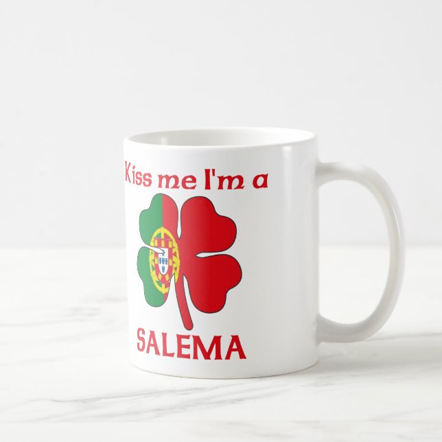 Den portugisiska personligen kysser mig kaffemugg (Höger)