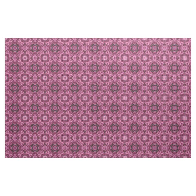 Den pösiga rosan blommar kaleidoscopen tyg (Yard)