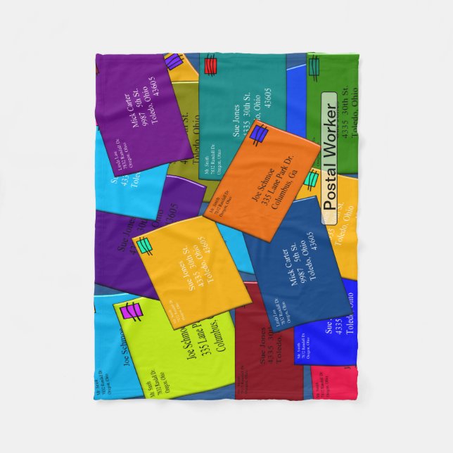 Den post- arbetarullfilten märker 7 fleecefilt (Framsidan)