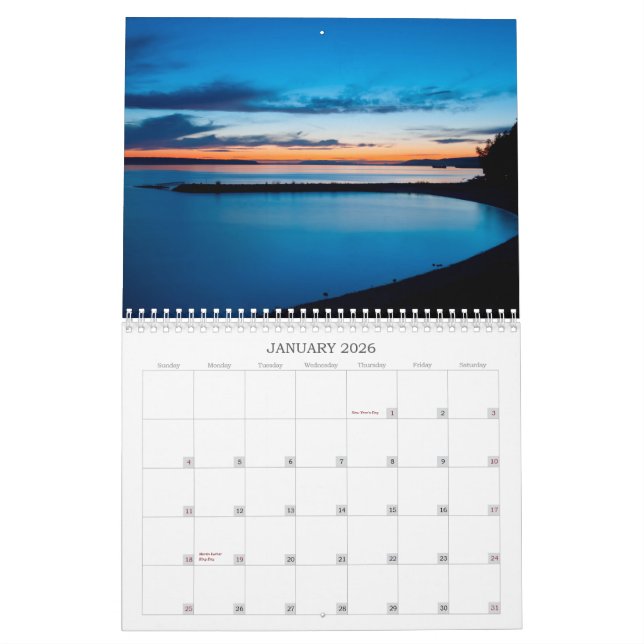 Den Powell floden landskap Kalender (Jan 2026)