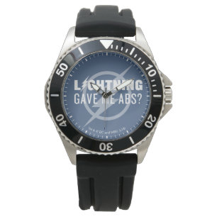 Den pråliga en "blixt gav mig Abs? ", Armbandsur