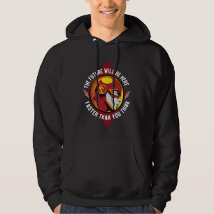 Den pråliga en "den ska framtiden är här ", hoodie