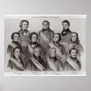 Den preliminära regeringen av 1848 poster