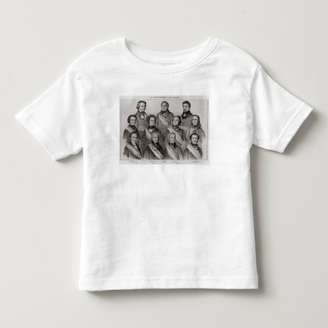 Den preliminära regeringen av 1848 tee shirt (Framsida)