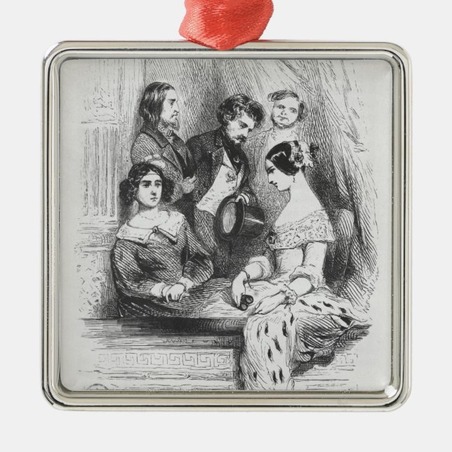 Den premiärministerGentilhommes theatren boxas Julgransprydnad Metall (Framsidan)